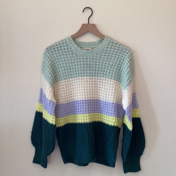 Universal Thread Color Block Sweater - Picture 2 of 6
